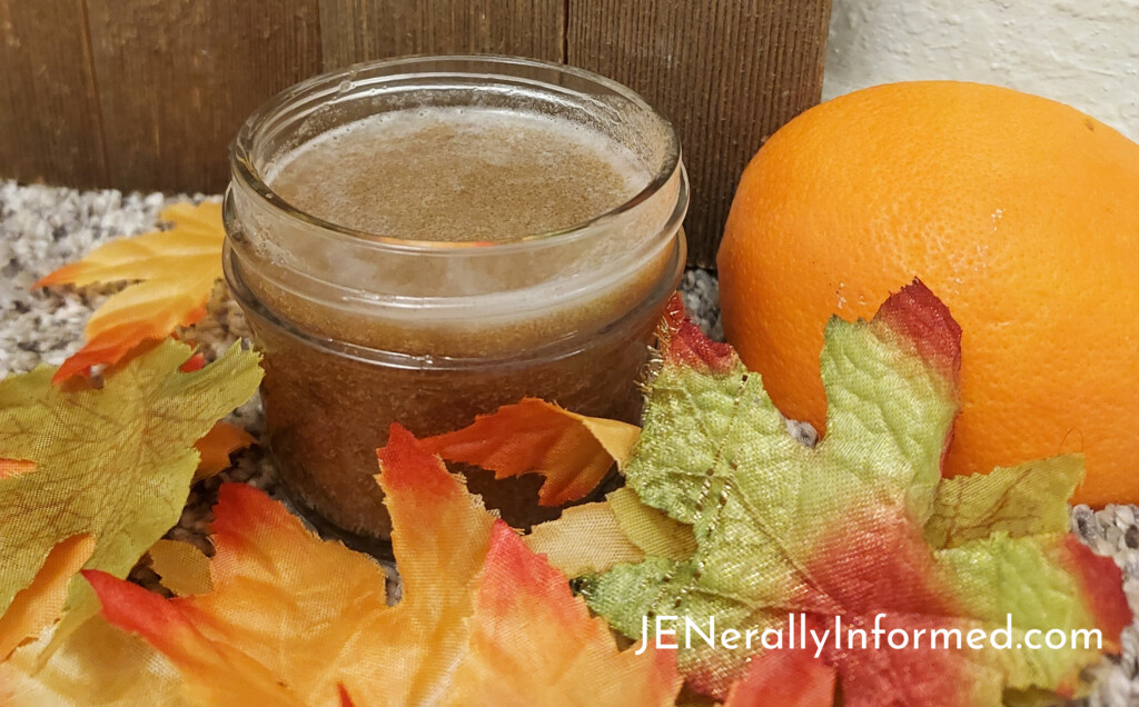 Save yourself some money and a trip to the store and learn how to DIY your own Orange Spiced Cider Sugar Scrub at home!