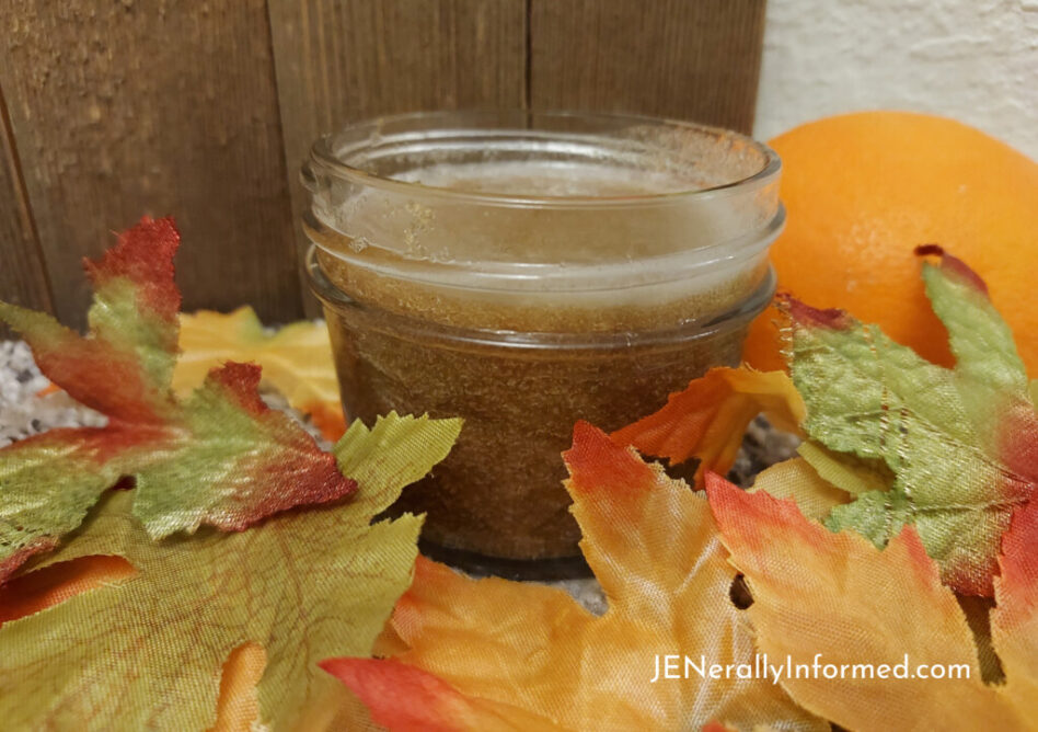 Save yourself some money and a trip to the store and learn how to DIY your own Orange Spiced Cider Sugar Scrub at home!