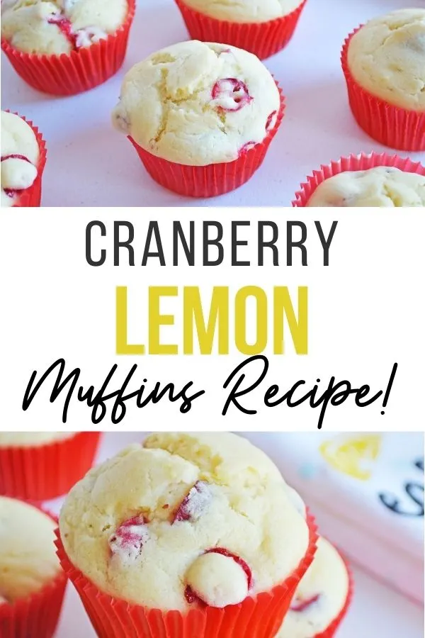 Cranberry Lemon Muffins from Cook Clean Then Repeat.