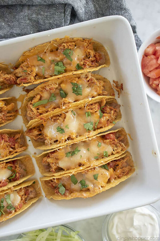 Baked Chicken Tacos by Cincy Shopper.