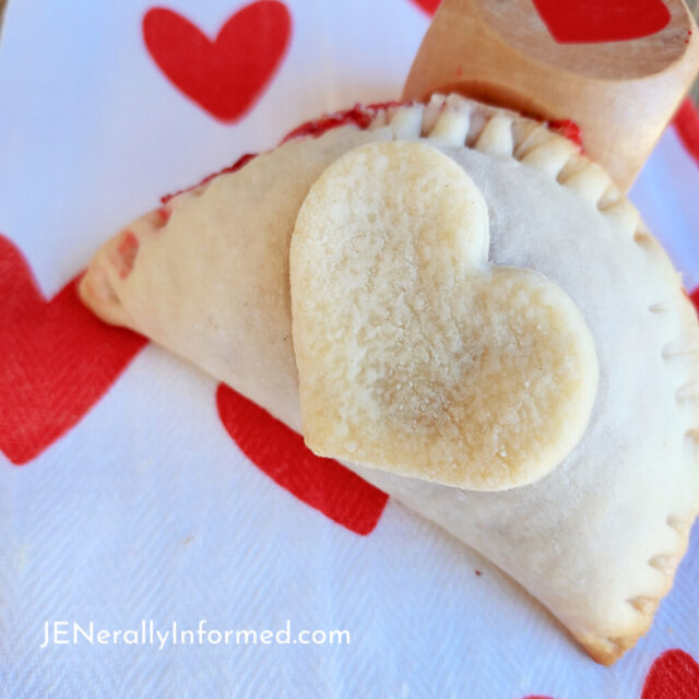 Learn how easy it is to make delicious strawberry empanadas in your air fryer! #recipes #cooking #valentinesday #easydesserts