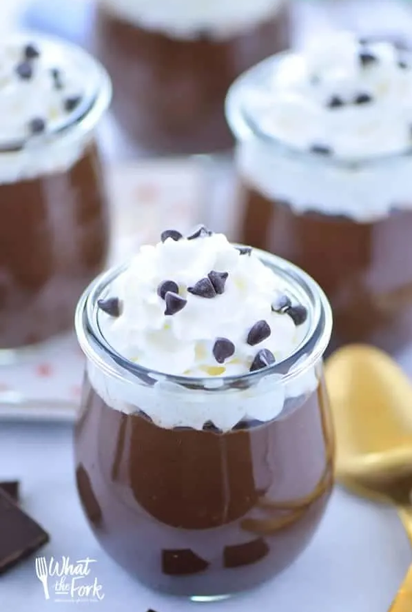 Easy Baileys Chocolate Pudding by What the Fork Food Blog.