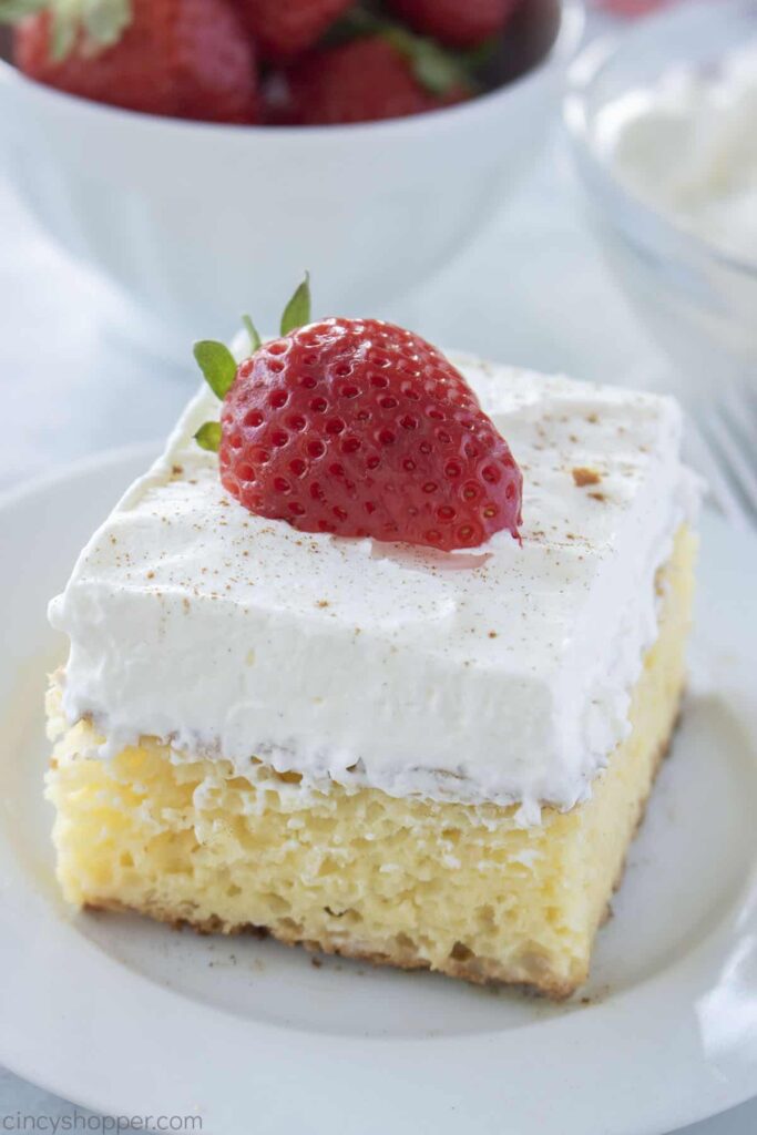 Milk Cake (Tres Leches) from Cincy Shopper.