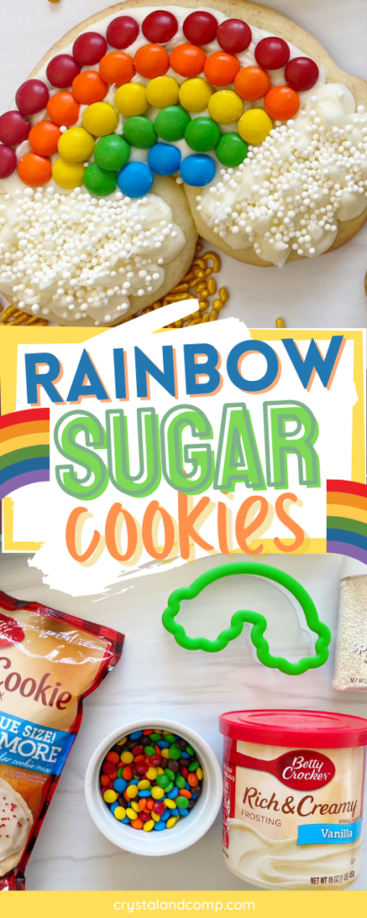 Rainbow Sugar Cookies by Crystal & Co.