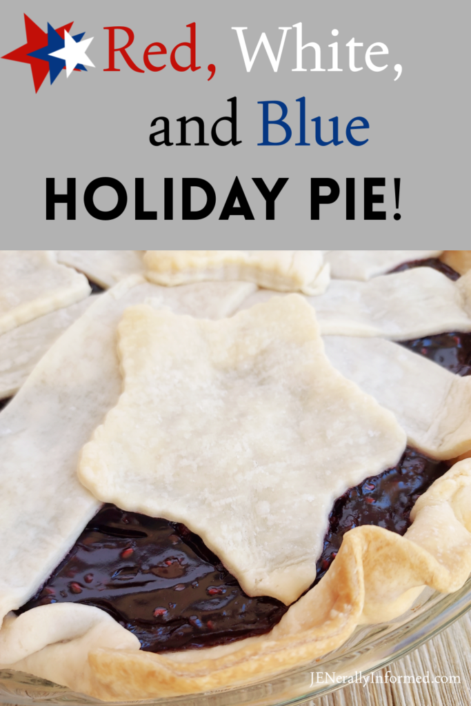 Check out this easy-to-make and delicious pie that is perfect for Memorial Day or the 4th of July! #redwhiteandblue #baking #desserts #easyrecipes