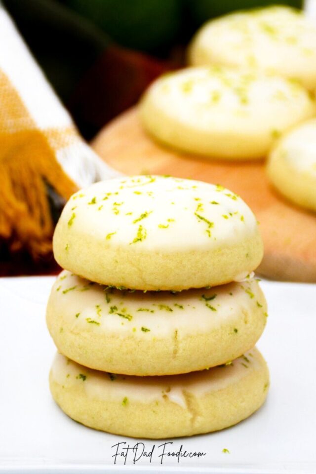 Key Lime Meltaway Cookie Recipe from Fat Dad Foodie.