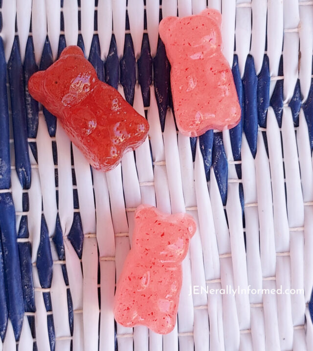 Learn how to make your own watermelon gummy bears this summer! #easyrecipes #gummybears #summerrecipes #cooking