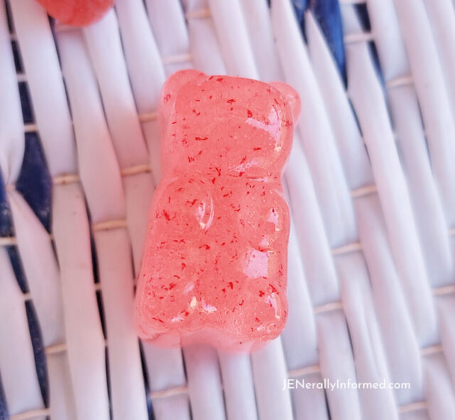 Learn how to make your own watermelon gummy bears this summer! #easyrecipes #gummybears #summerrecipes #cooking