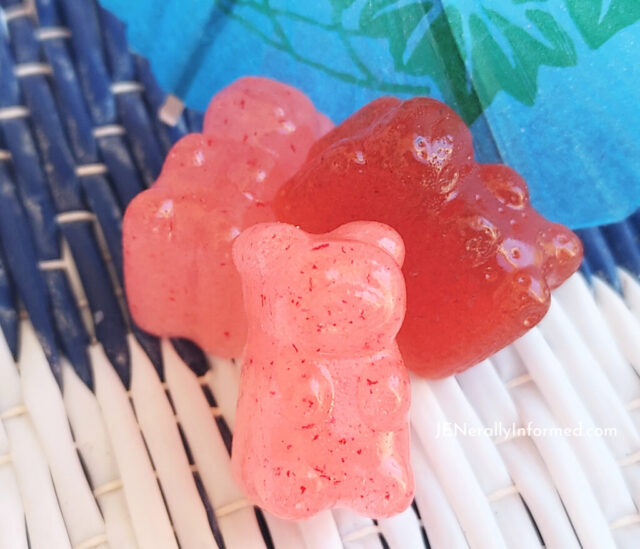 Learn how to make your own watermelon gummy bears this summer! #easyrecipes #gummybears #summerrecipes #cooking