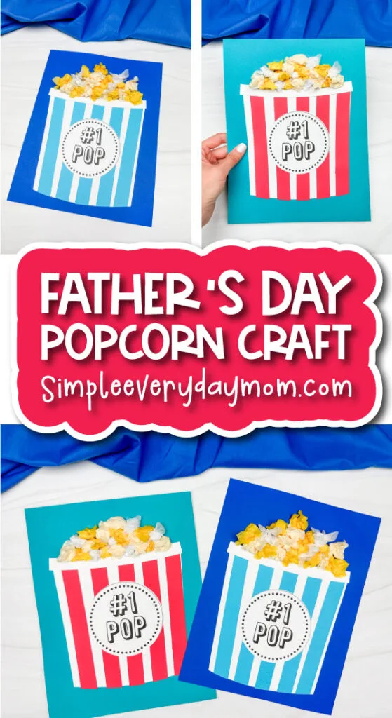 Father’s Day Popcorn Craft for Kids from Simple Everyday Mom.