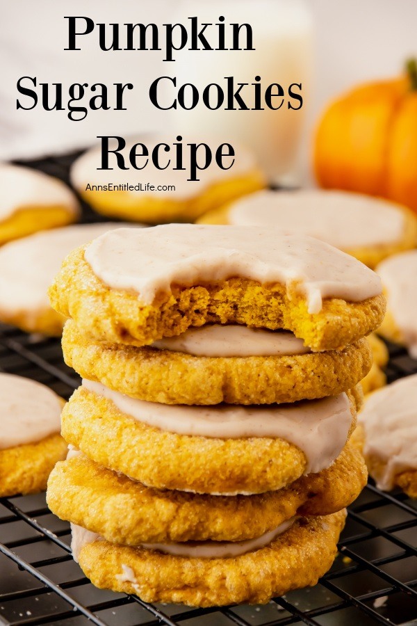 Pumpkin Sugar Cookies Recipe from Ann's Entitled Life.