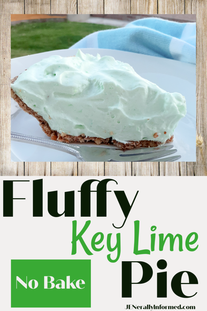 Easy to make recipe for fluffy key lime pie.