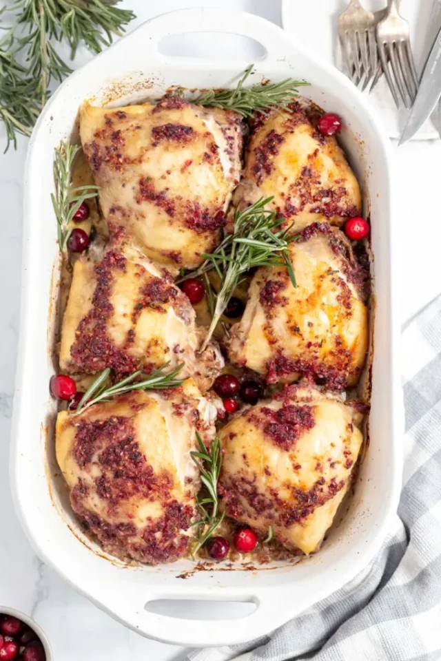 Cranberry Chicken from Recipes Simple.