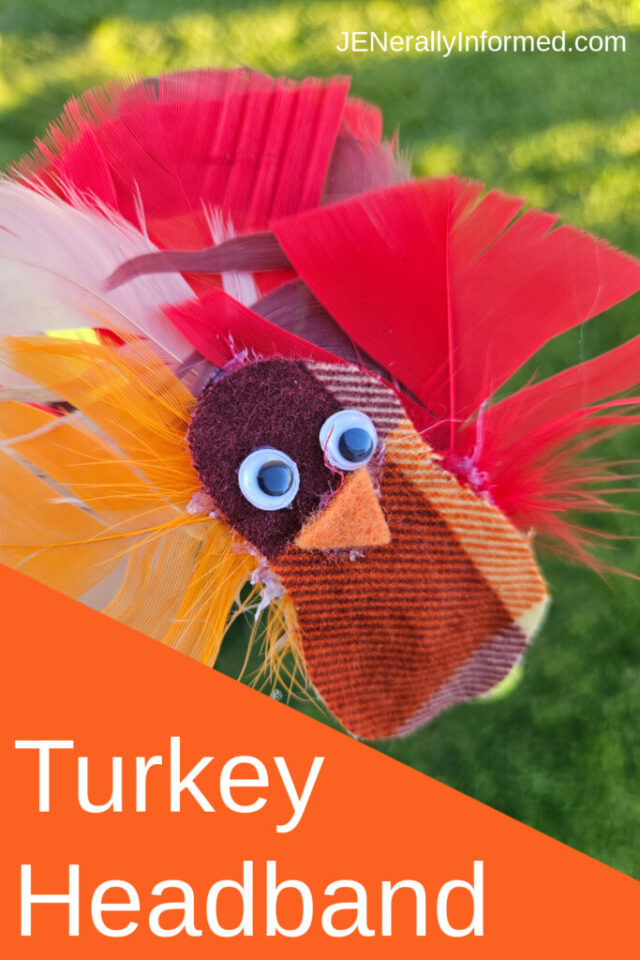 Here's how to easily whip up an adorable turkey headband for your li' turkey! #Thanksgiving #crafting #cutehairaccessories