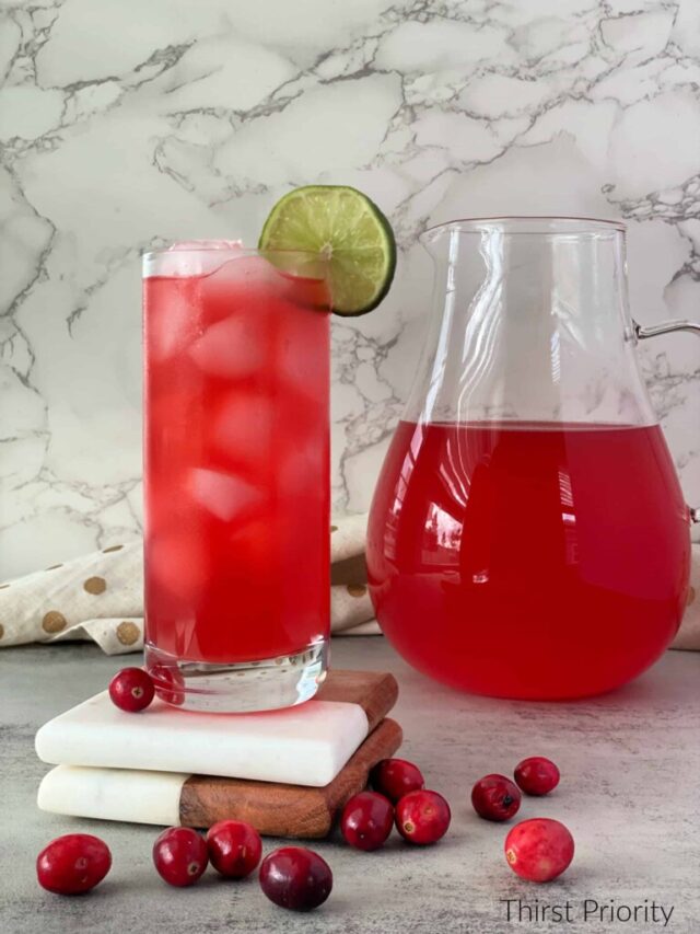 Cranberry Lime Refresher from Thirst Priority.