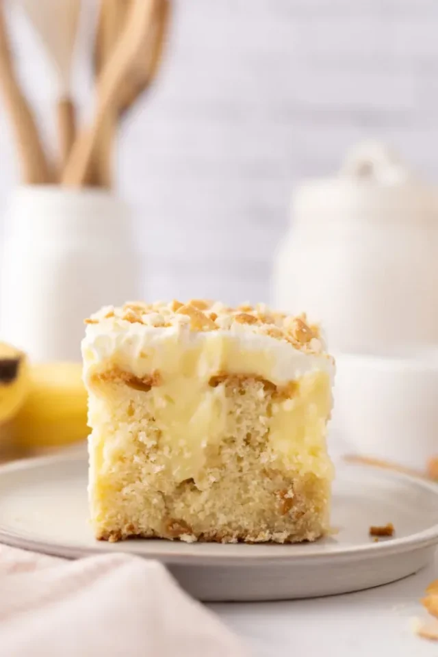 Banana Pudding Poke Cake from Simple Recipes.