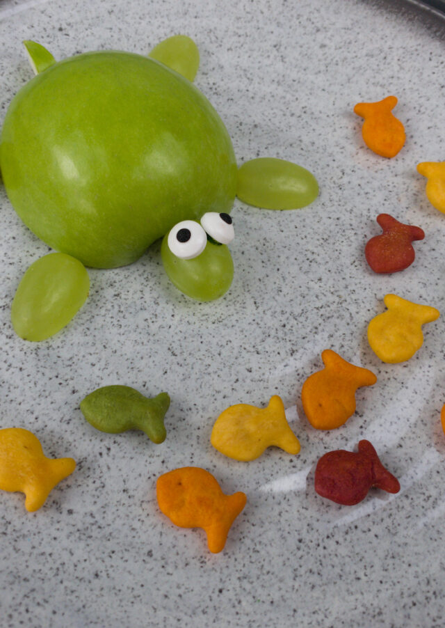 Apple Turtle Sea Snack by 24 Hour Family.