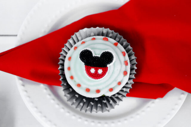 Easy to Make Minnie Mouse Cupcake Recipe by 24 Hour Family.