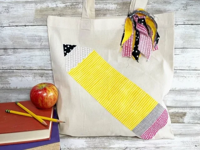 Easy Pencil Tote Bag by Creatively Beth.