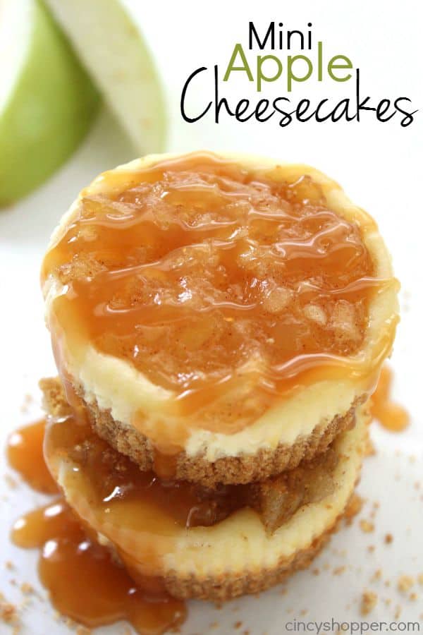 Mini Apple Cheesecakes by Cincy Shopper.