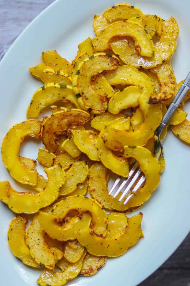 Air Fryer Delicata Squash from the Copper Table.