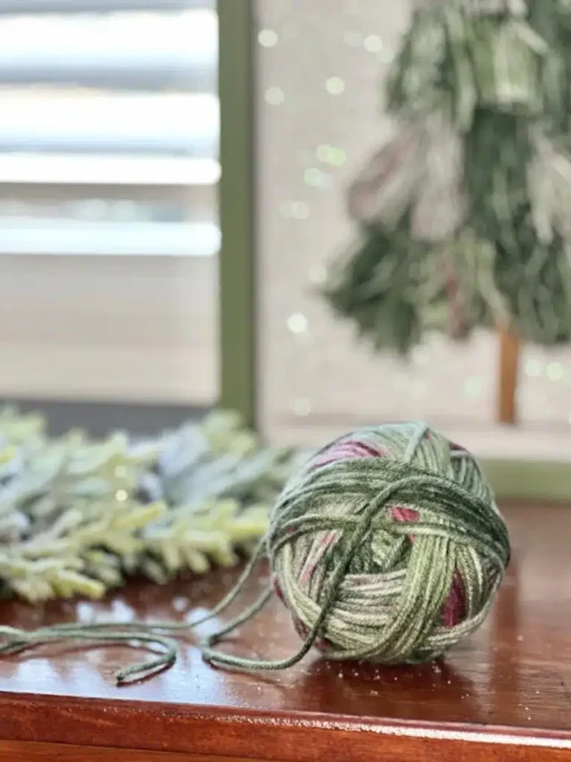 From Yarn to Charm: Easy DIY Christmas Tree Tassel Wall Art by Sonata Home Design.