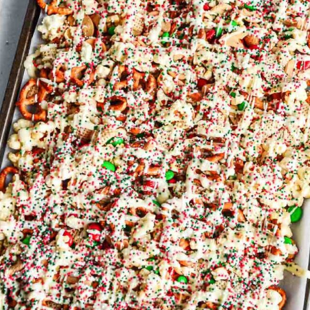 Christmas Crunch Mix by a Reinvented Mom.