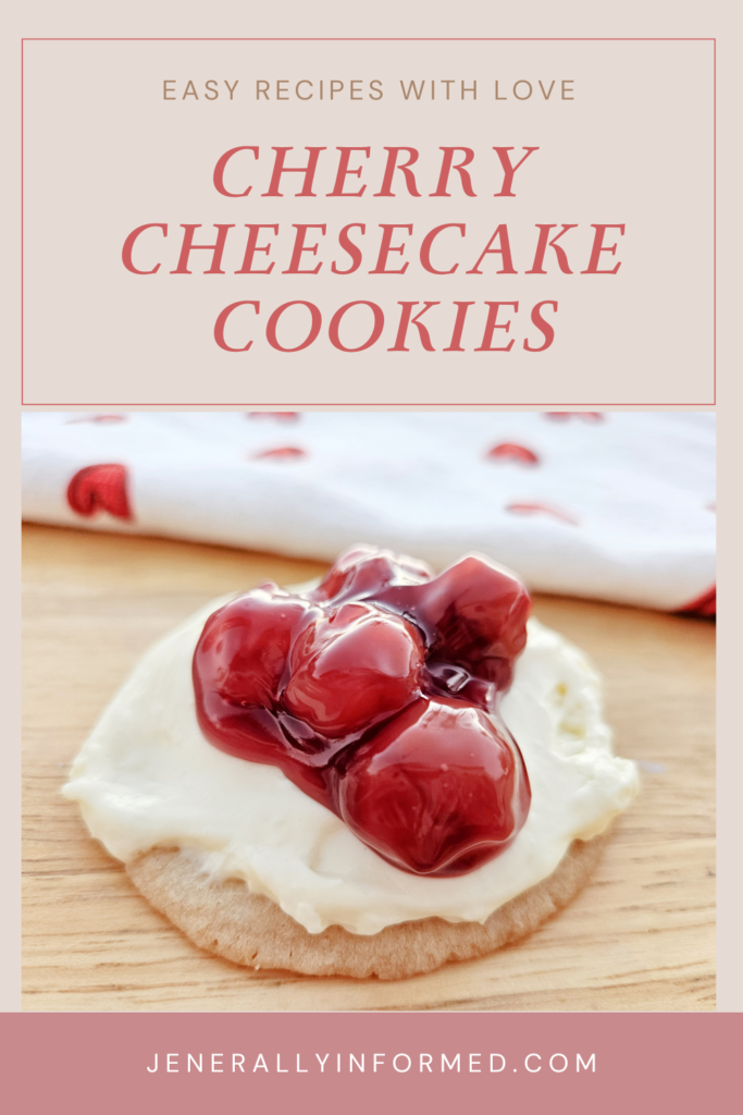 Quick, easy, and delicious—these sugar cookies topped with no-bake cheesecake and cherry filling will have you hooked! Ready in 45 minutes! #ValentinesDay #NoBakeDesserts #SugarCookies #EasyBaking