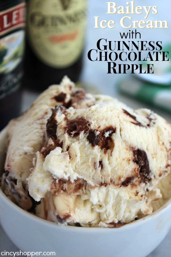 Baileys Ice Cream with Guinness Chocolate Ripple by Cincy Shopper.