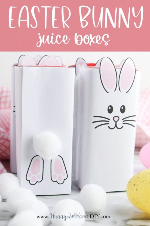 Cute Easter Juice Boxes for Class Parties by Hunny I’m Home DIY.