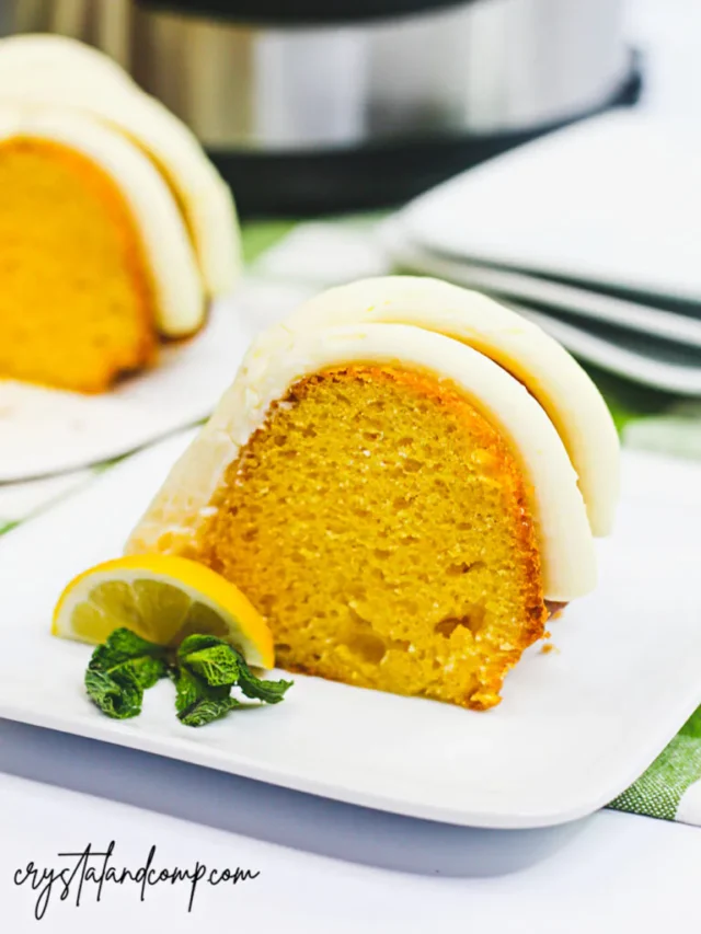 Lemon Bundt Cake with Cream Cheese Icing Recipe by Crystal and Comp.