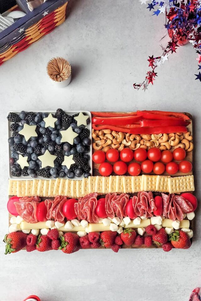 4th of July Charcuterie Board by Rose Bakes.