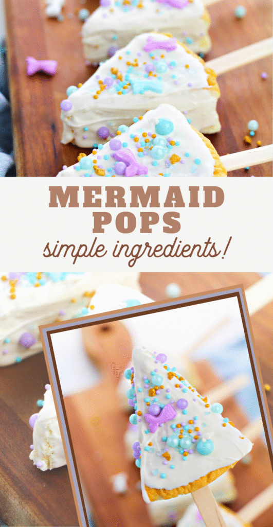 Mermaid Cheesecake Pops Recipe by Three Boys and a Dog.
