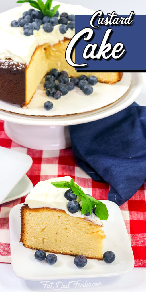  Easy Custard Cake Recipe by Fat Dad Foodie.