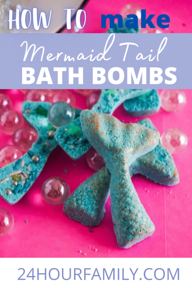 Mermaid Party Bath Bombs by 24 Hour Family.