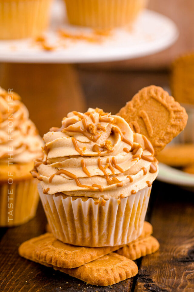 Biscoff Cupcakes by Yummi Haus.