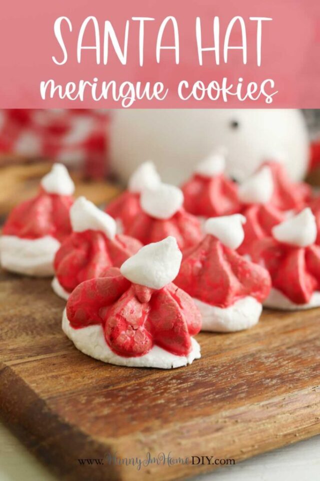 Simple Santa Hag Meringue Cookies for Christmas by Hunny I’m Home DIY