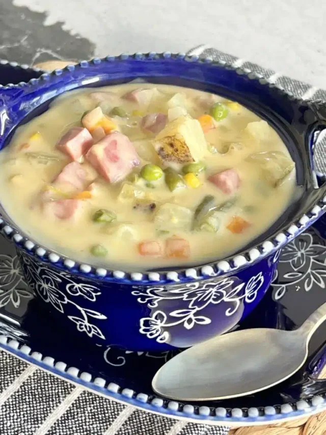 How to Make Brown Jug Cheese Soup: Hearty Comfort Food by Sonata Home Design.