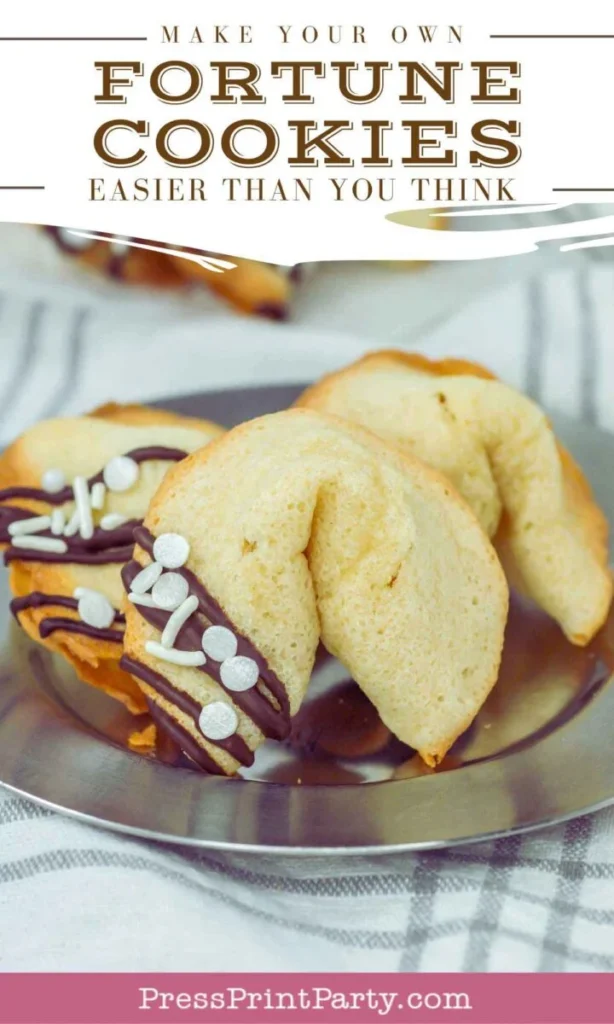 Make Your Own Fortune Cookies with Custom Messages by Press Print Party