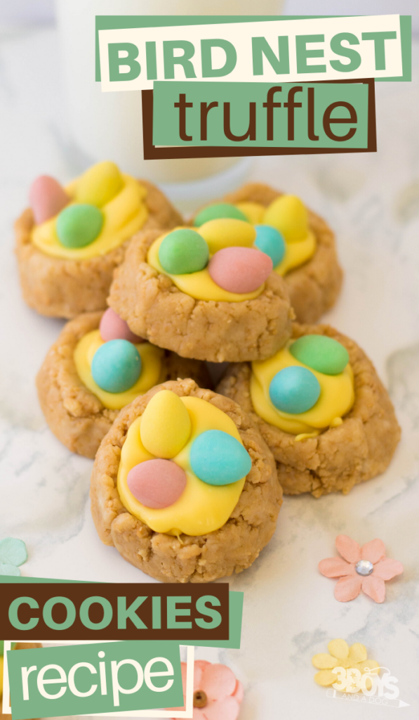 OREO Truffle Bird Nest Cookies Recipe.