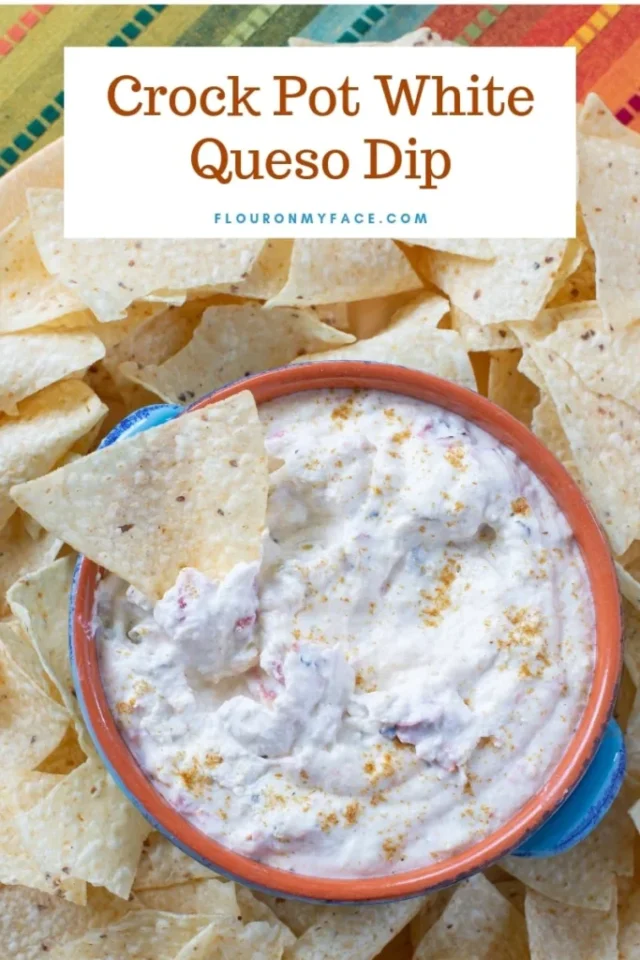 Crock Pot White Queso Dip by Flour on My Face.