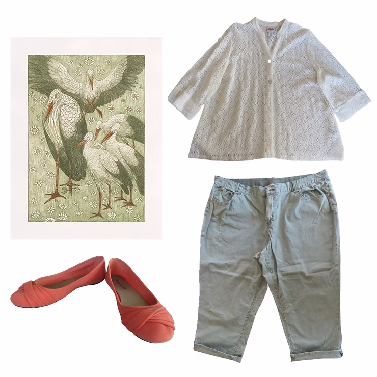 Add a Pop of Color to a Neutral Summer Outfit for SIA from within A World Of My Own.