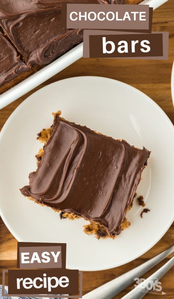 Chocolate Chip Sweet Potato Bars Recipe from 3 Boys and a Dog.
