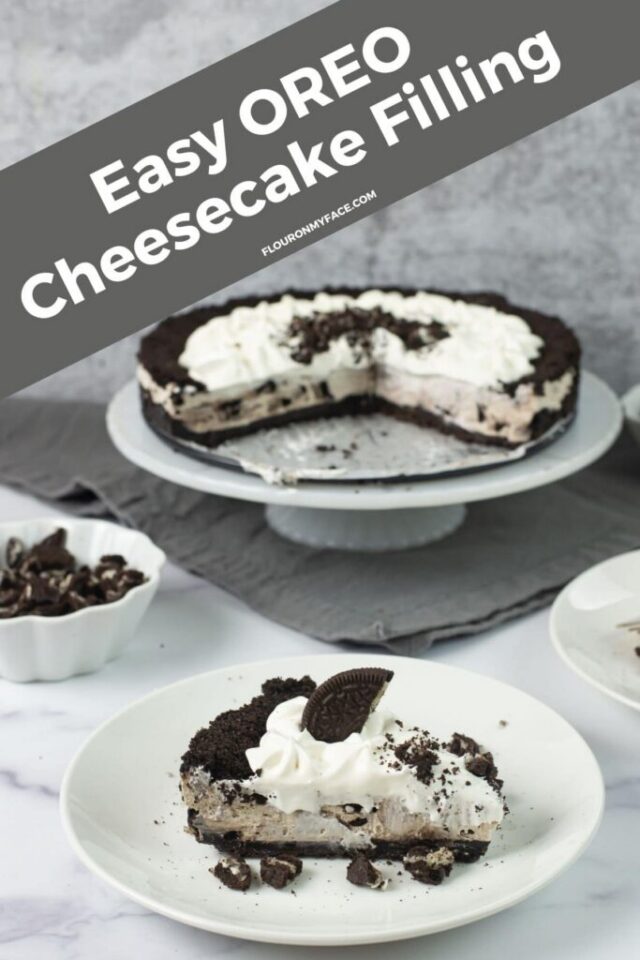 OREO Cheesecake Filling from Flour on My Face.
