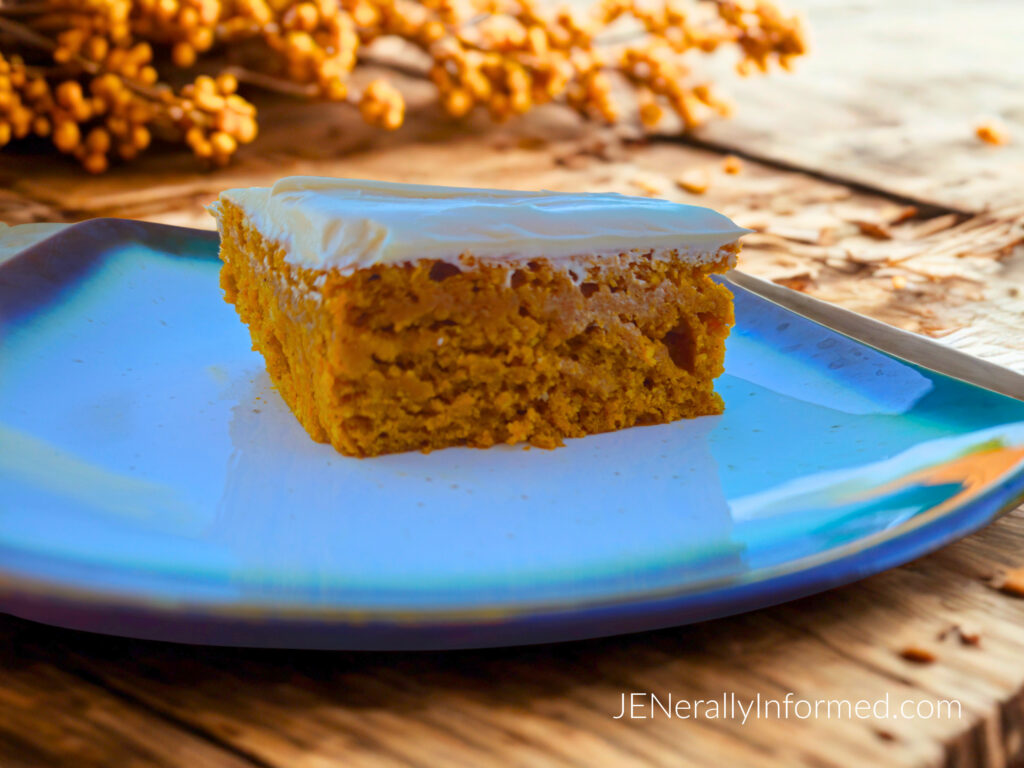 Moist Pumpkin Cake with Cream Cheese Frosting