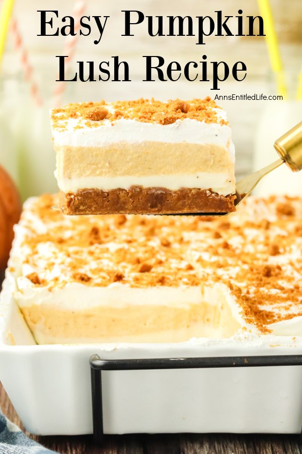 Easy Pumpkin Lush Recipe by Ann's Entitled Life.